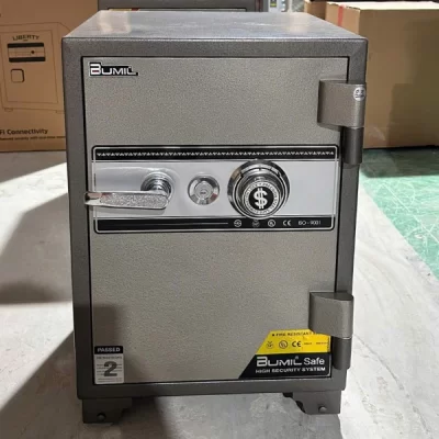 Két sắt Hàn Quốc chống cháy BUMIL BM100 cơ đổi mã cho gia đình và công ty